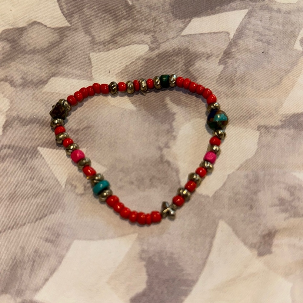 red bead bracelet